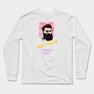 Ned Kelly (80s style) Long Sleeve T-Shirt